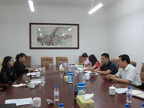 朱曼铃与吉林省发展和改革委员会主任姜有为座谈了解吉林省最新发展