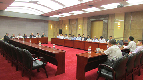 代表团与北大荒集团会面