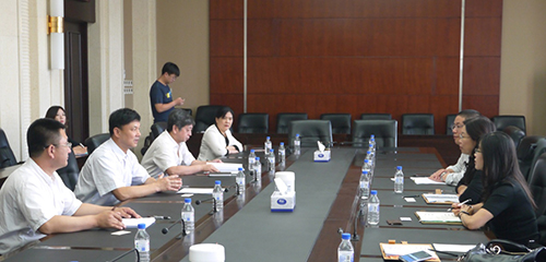 驻京办主任傅小慧及驻辽宁联络处主任董旭麟与吉林省发展和改革委员会副主任褚民华座谈