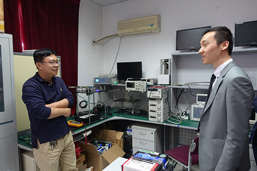 駐天津聯絡處到訪天津大學天津市集成電路設計中心和天津國際生物醫藥聯合研究院2