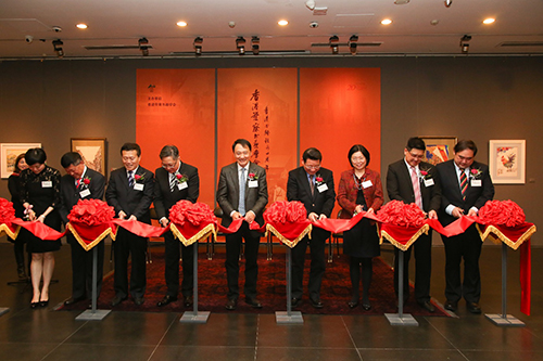 驻京办主任出席香港警察书画学会作品展开幕式1