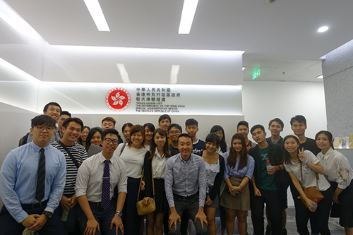 香港實習生到訪駐天津聯絡處1