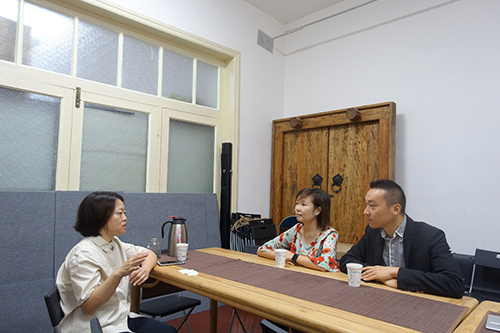 驻天津联络处主任到访天津非物质文化遗产保护中心1