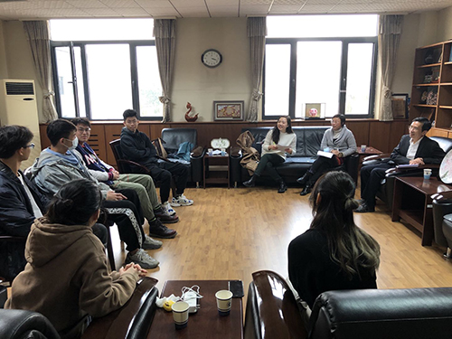 驻京办到访中央财经大学2