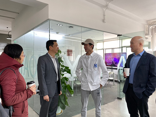 驻京办主任到访北京新片场传媒股份有限公司1
