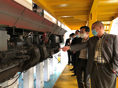 驻京办主任考察北京地铁S1线1