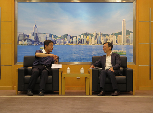 内蒙古自治区港澳事务办公室主任到访驻京办2