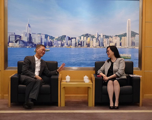 新疆维吾尔自治区港澳事务办公室主任到访驻京办2