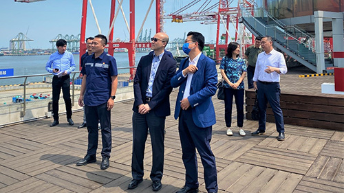 驻天津联络处考察天津滨海新区_2 驻天津联络处考察天津滨海新区2