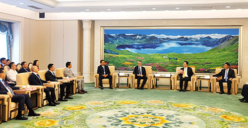 驻京办主任访问吉林省长春市1