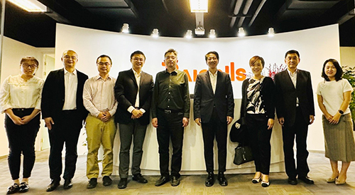 駐京辦主任與北京佰才邦技術股份有限公司董事長孫立新會面2