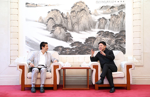 駐京辦主任訪問經濟日報社1