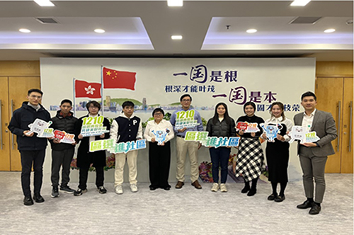 驻京办副主任与在北京进行交流学习的香港中文大学学生会面交流1