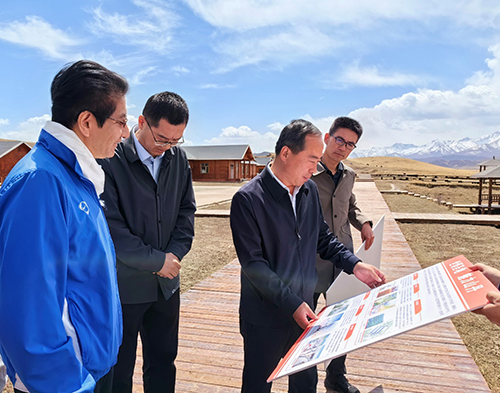 駐京辦主任訪問甘肅省10