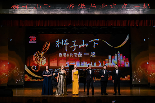 驻京办副主任出席在新疆举行的「狮子山下」音乐会1