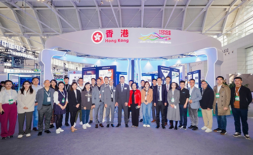 驻天津联络处出席中国国际软件博览会香港馆开幕典礼3