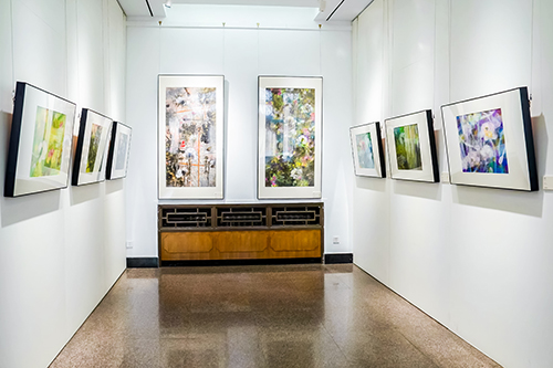 署理駐京辦主任出席「百荷呈祥—林天行彩墨藝術作品展」開幕式2