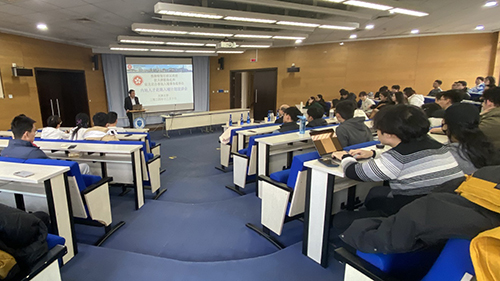 駐天津聯絡處和駐京辦入境事務組在天津大學舉辦「內地人才赴港入境計劃宣講會」2