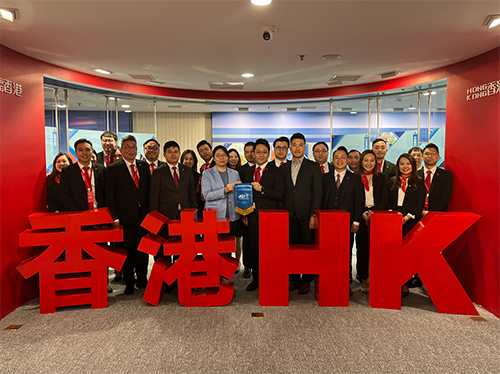 国际青年商会中国香港总会到访驻京办2