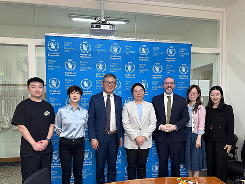 驻京办助理主任与联合国世界粮食计划署驻华代表会面1