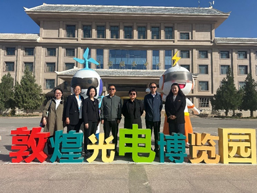 駐京辦副主任到訪甘肅省敦煌市10