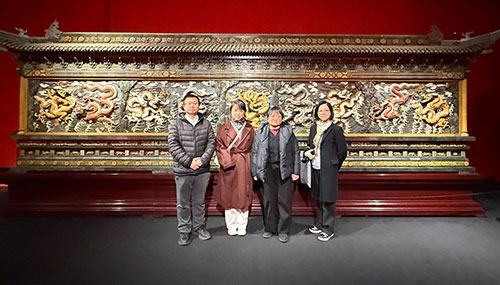 驻京办副主任参观北京金漆镶嵌艺术博物馆1