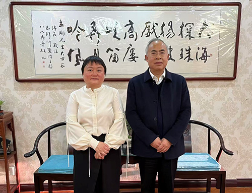 驻京办副主任与北京交通大学国家经济安全研究院院长会面1