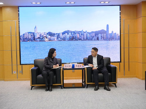 駐京辦候任副主任與甘肅省港澳辦主任會面1